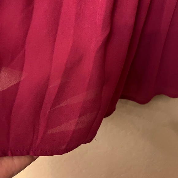 Everly Raspberry Pink Slip Dress - Picture 9 of 13